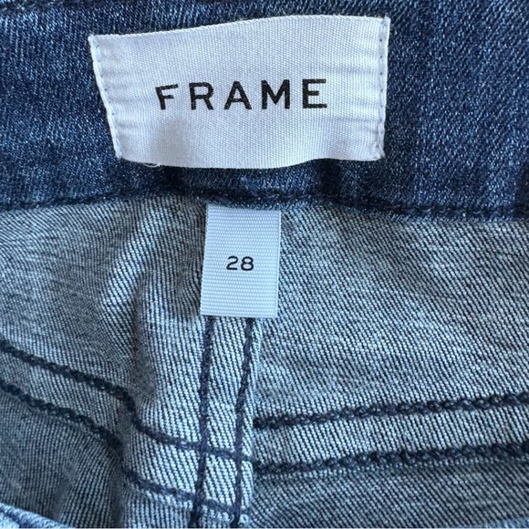 Frame Denim Blue Cropped Jeans - Picture 5 of 12